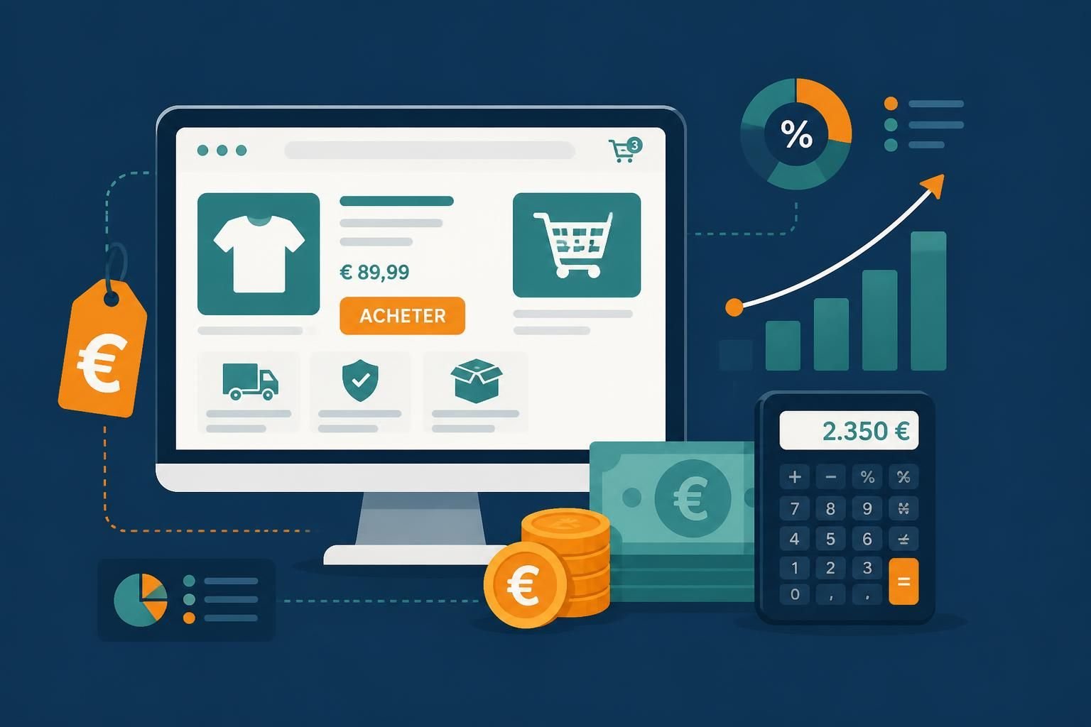 découvrez les coûts associés à la création d'un site e-commerce et apprenez à budgétiser votre projet en fonction de vos besoins et objectifs.